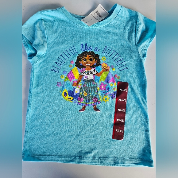 Disney Other - NWT Disney Encanto Girls' Mirabel Kids T-Shirt Turquoise XS (4/5)